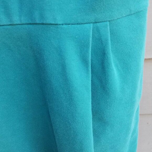 Madewell Green Knit Dress w/front Pockets size Medium - Picture 8 of 12